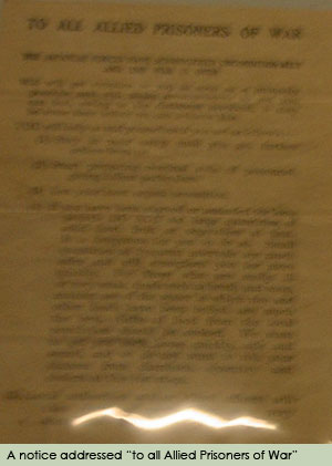 A notice to all POWs